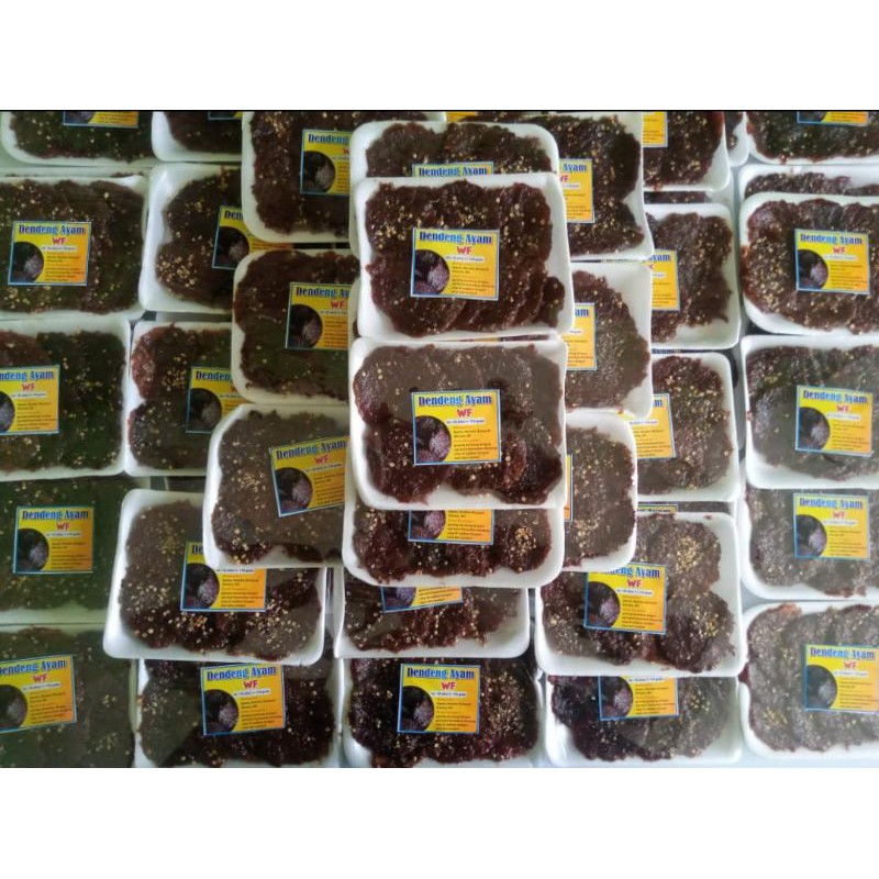 

Dendeng ayam WF...isi 12 slice varian rasa pedas..