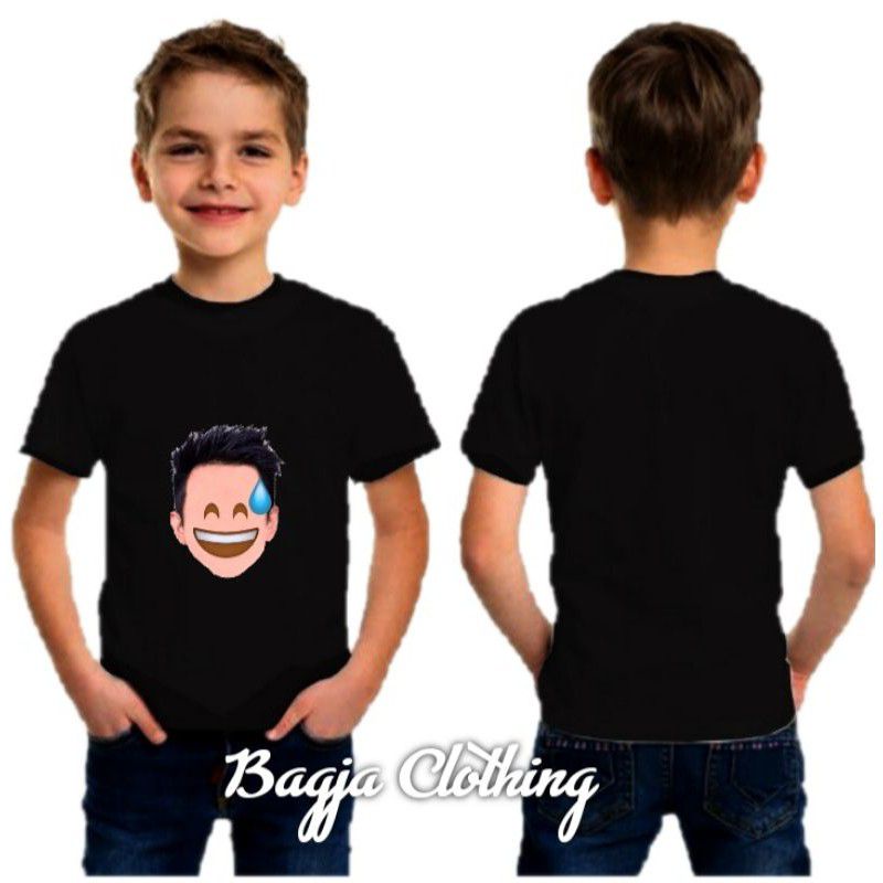 kaos anak logo emoji Ariel Noah