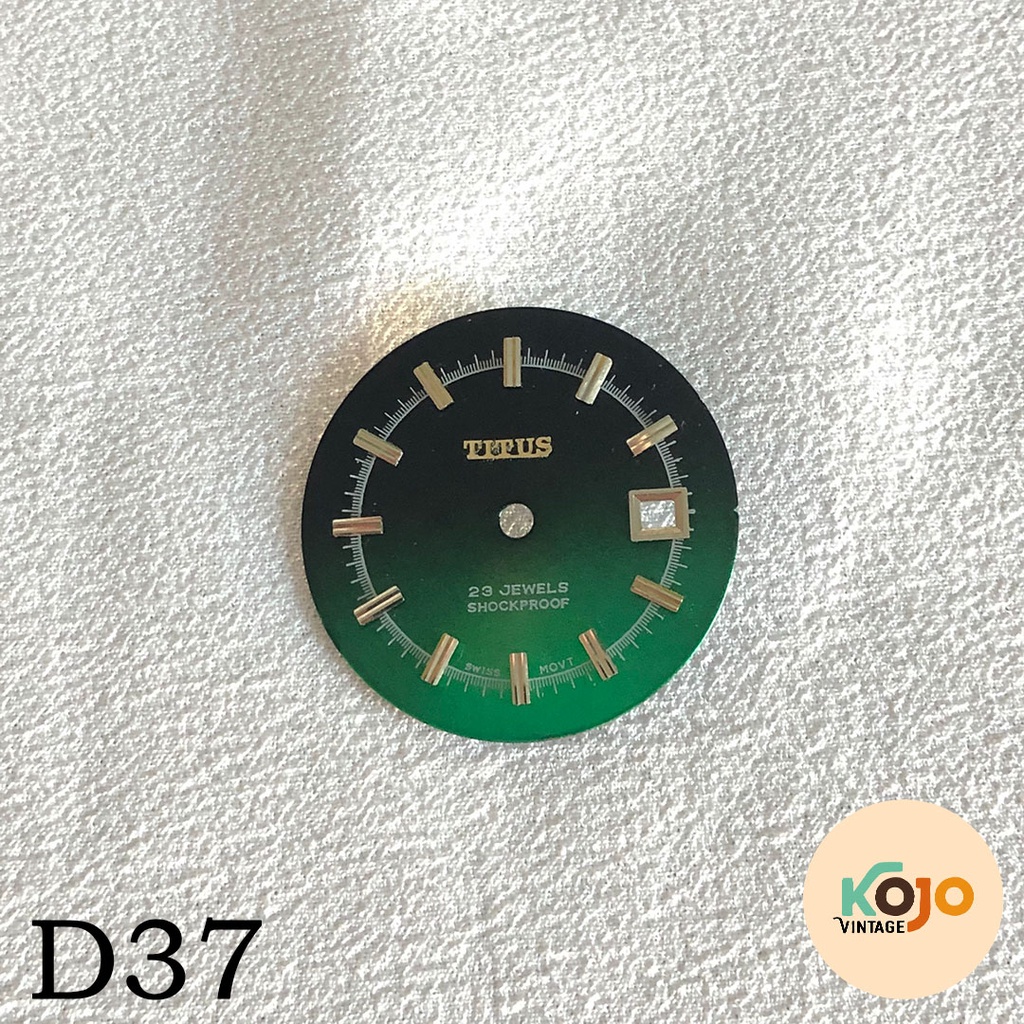 Dial Jam Tangan Pria Antik Jadul Vintage Langka Titus