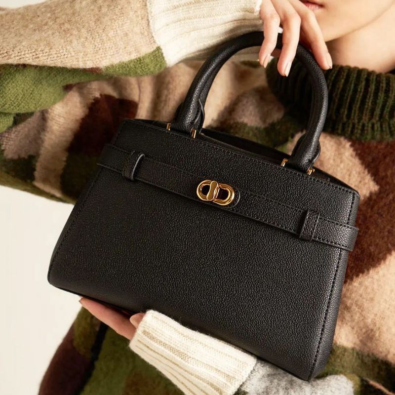 7.7 SALE | CK Aubrielle Metallic-Accent Belted Bag