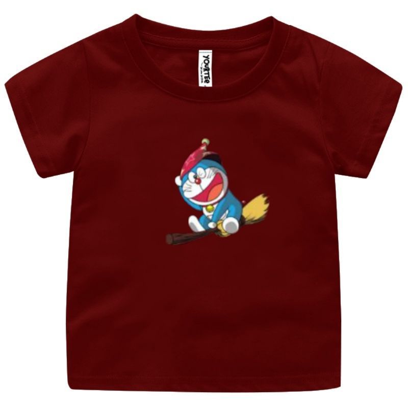 Kaos Doraemon Baju Doraemon Atasan kaos Anak Cowok/Cewek/remaja