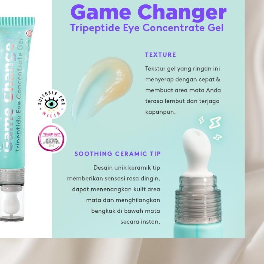 ❈ Somethinc Game Changer Tripeptide Eye Concentrate Gel / Somethinc Eye Cream Eye Serum Eye Gel ☼