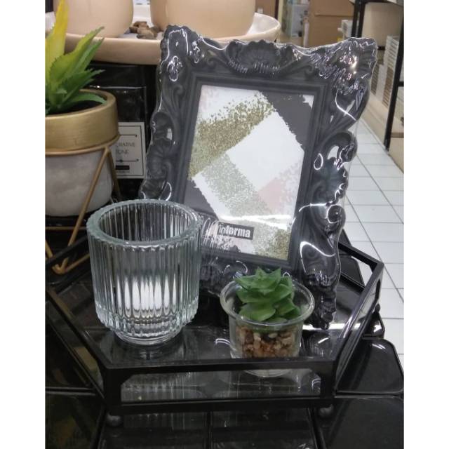 NZK_BARRACK DECO PALTE SET / HIASAN MEJA INFORMA/TEMPAT LILIN ATOMATERAPI