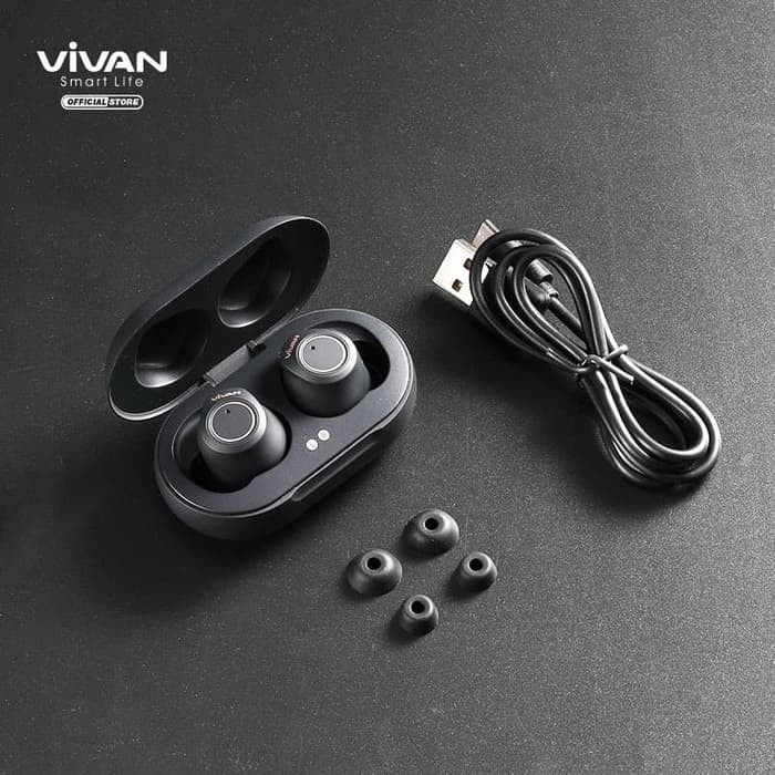 EARPHONE BLUETOOTH VIVAN LIBERTY T100 ORIGINAL GARANSI