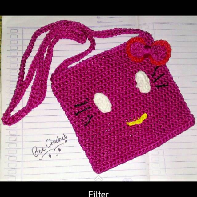 Tas Rajut Selempang Anak