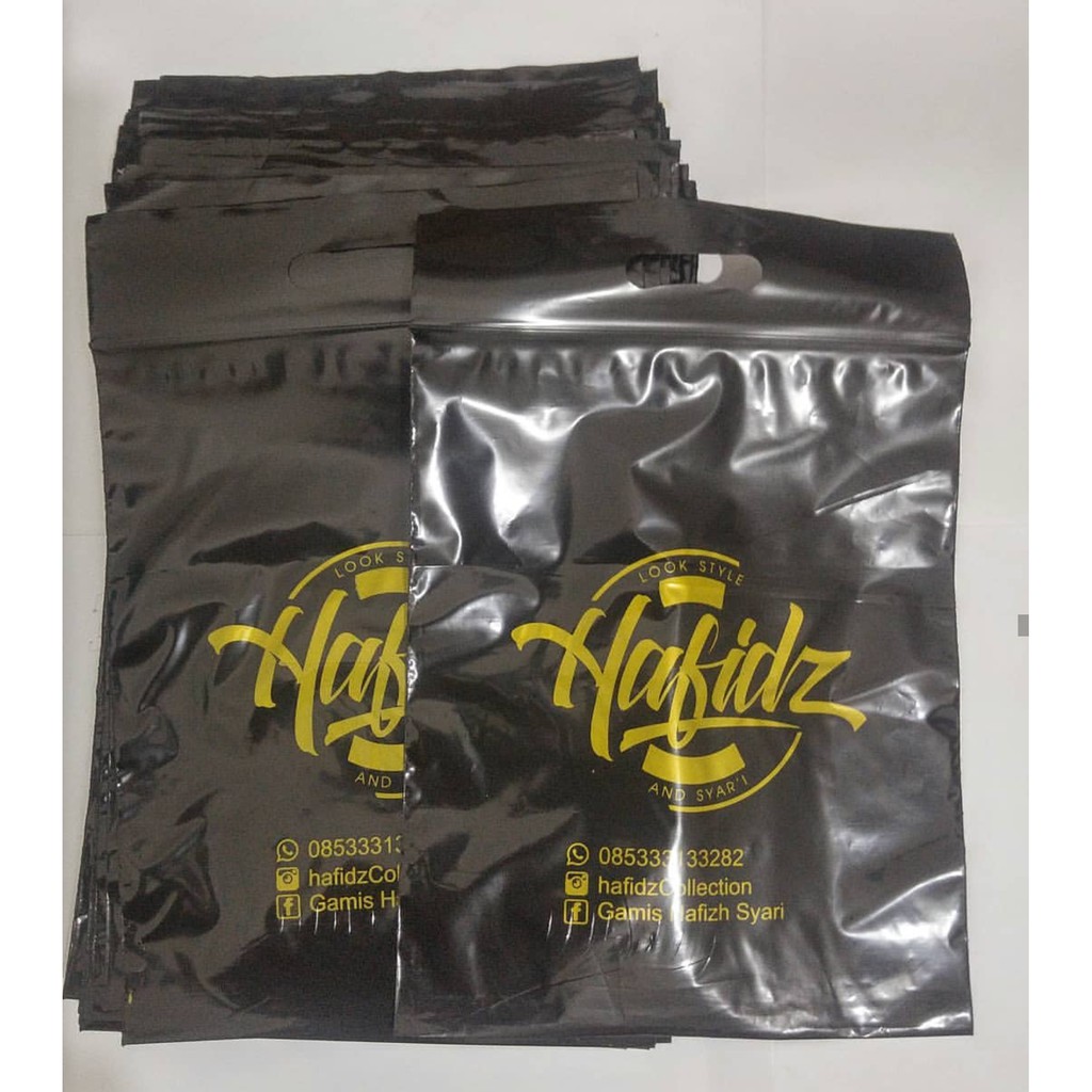 Plastik Sablon Klip Pond/ Ziplock Plong