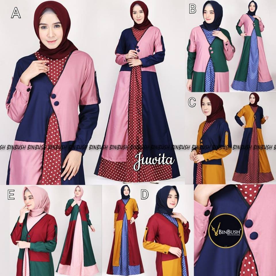 Gamis JUWITA Original by BINBUSH