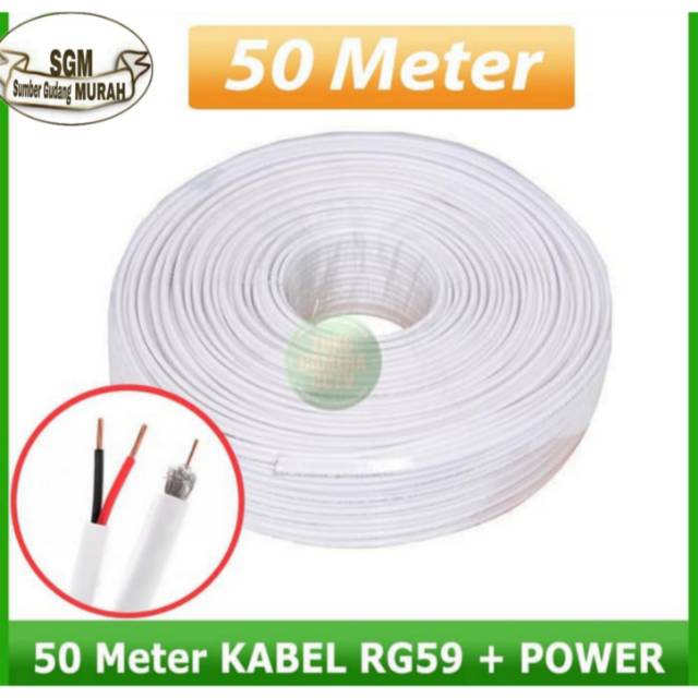 KABEL CCTV RG59+P COAXIAL/RG59