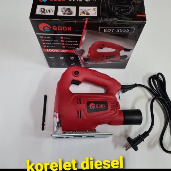 Jigsaw kayu Listrik EDON Gergaji Triplek Listrik EDON ED73555