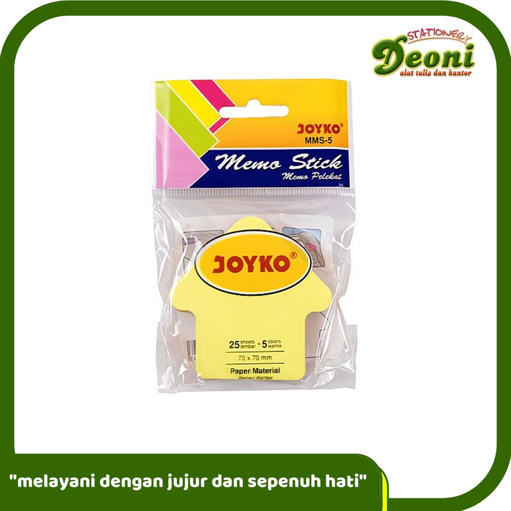 

JOYKO MMS 5 Memo Stick Sticky Note Kertas Memo Memo Tempel