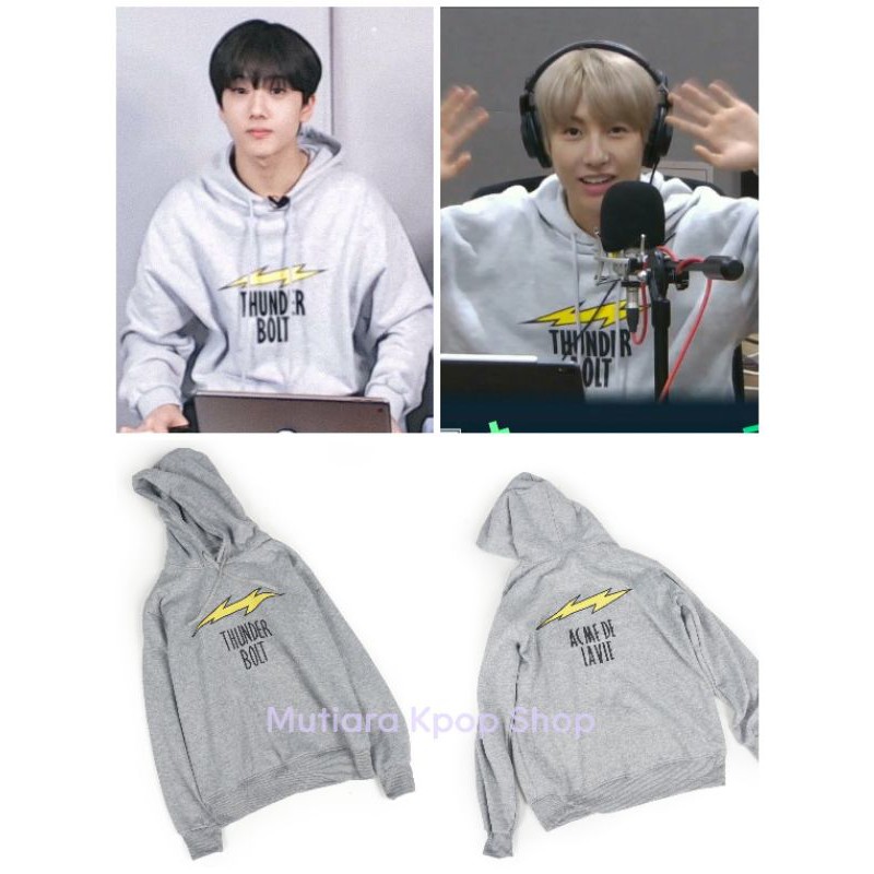 THUNDER BOLT HOODIE / NCT RENJUN JISUNG / BAJU KOREA KPOP JAKET