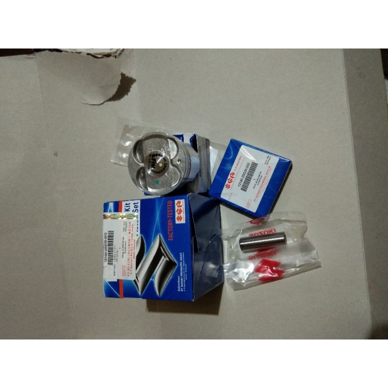 PISTON KIT,SEHER + RING SEHER SET SATRIA FU OLD ORIGINAL.