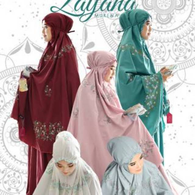 MUKENA ZAYANA DEWASA BORDIR BAHAN KATUN ORI BY QUAIL HIJAB