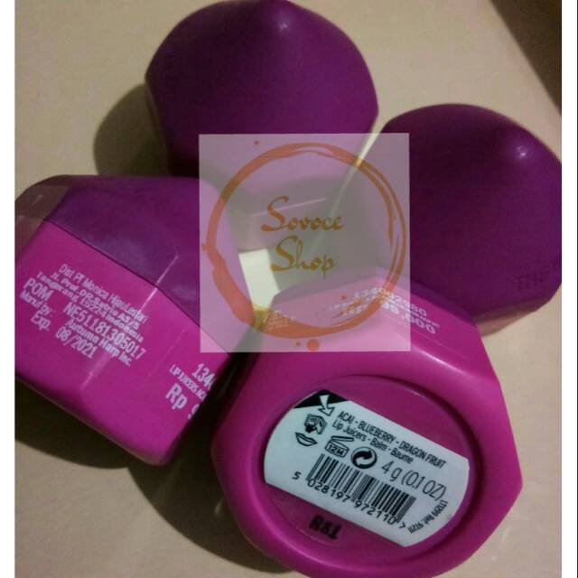 The Body Shop Lip Juicer Acai Berry Blueberry Dragon Fruit