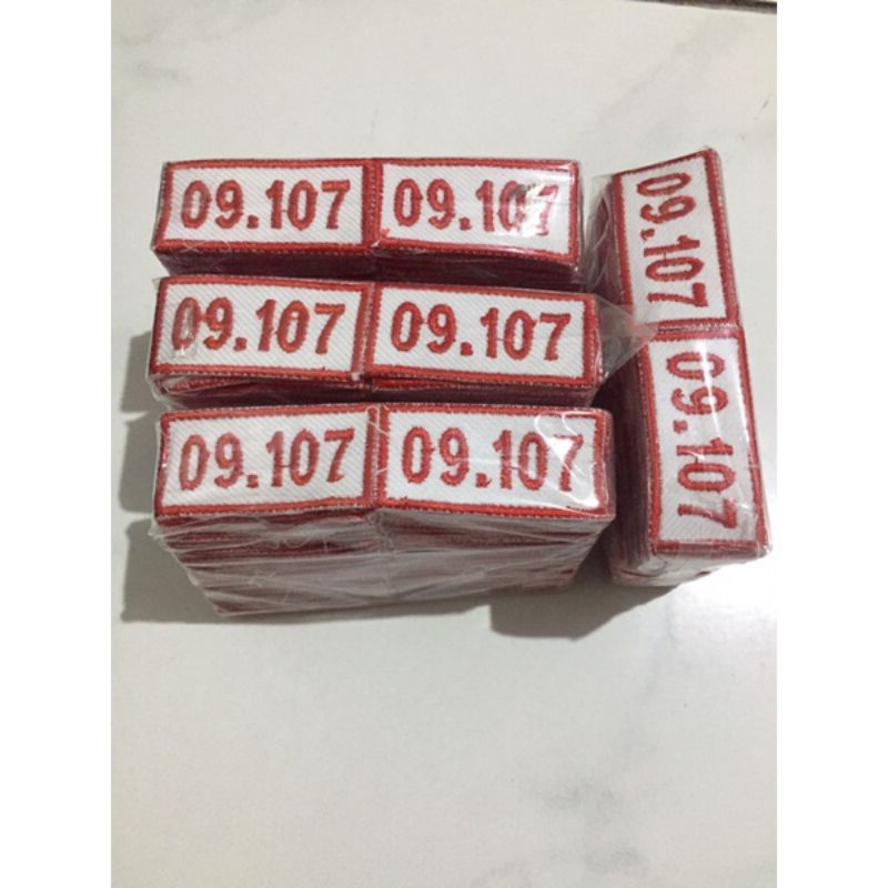 custom bordir nomor gudep pramuka