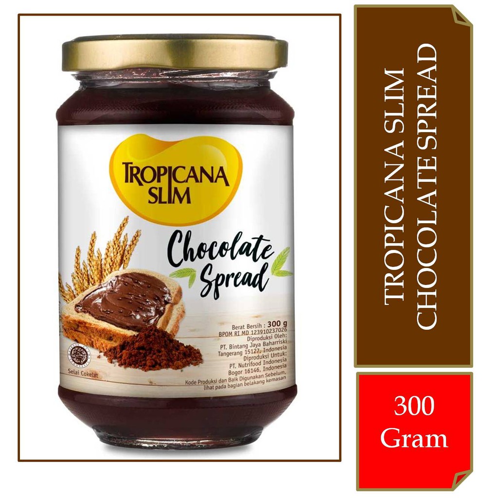 

tropicana slim chocolate spread 300gr