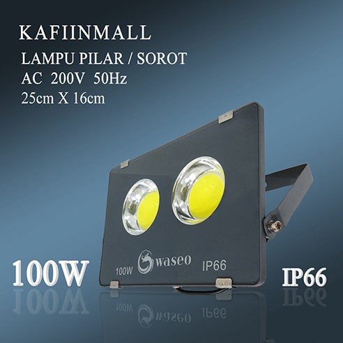 LAMPU LED SOROT COB PUTIH 100W 220V IP67