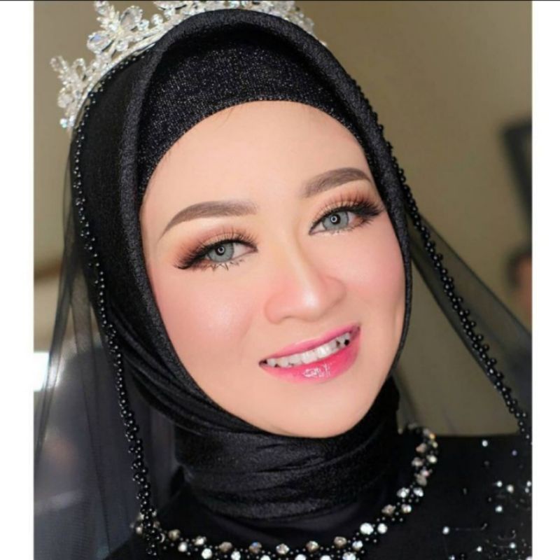 Slayer veil pengantin veil hijab pengantin slendang pengantin