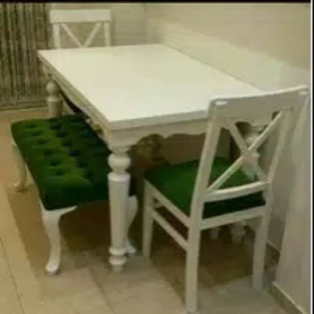 Meja makan duco putih mebel jepara,furniture