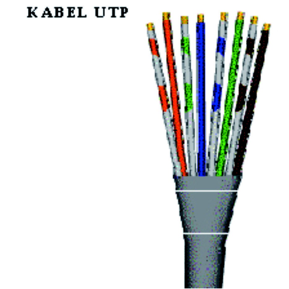 Kabel Lan cat5e 10m / 10 m / 10 meter + rj 45