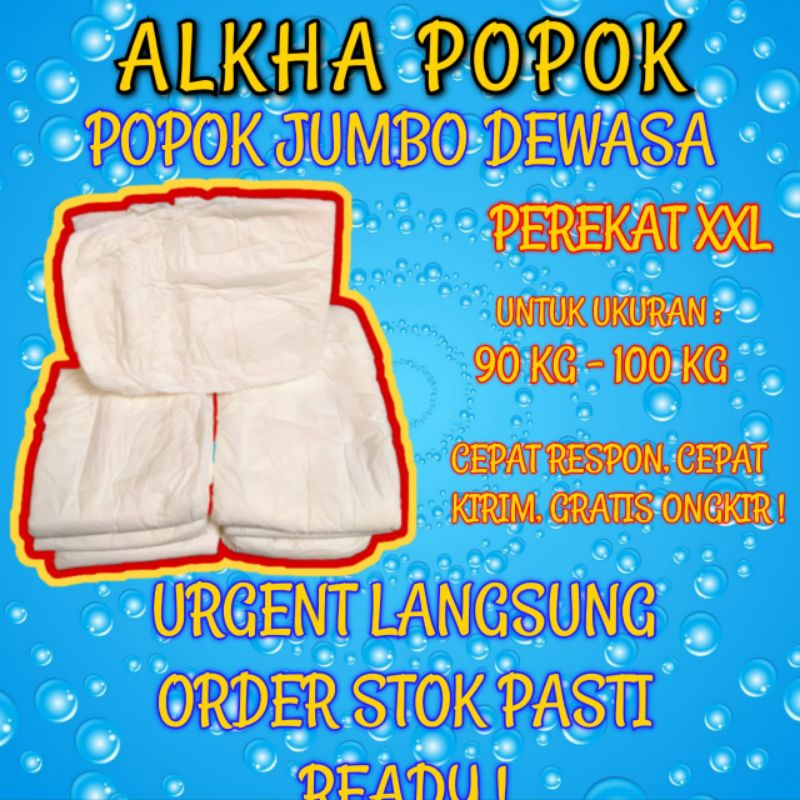 POPOK perekat dewasa jumbo XXL cuci gudang | adult diapers | popok besar