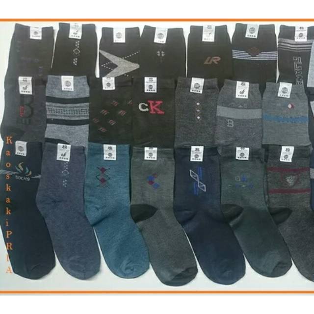 Kaos Kaki Pria Kantor 3/4  - Kaos Kaki  pria wanita Casual