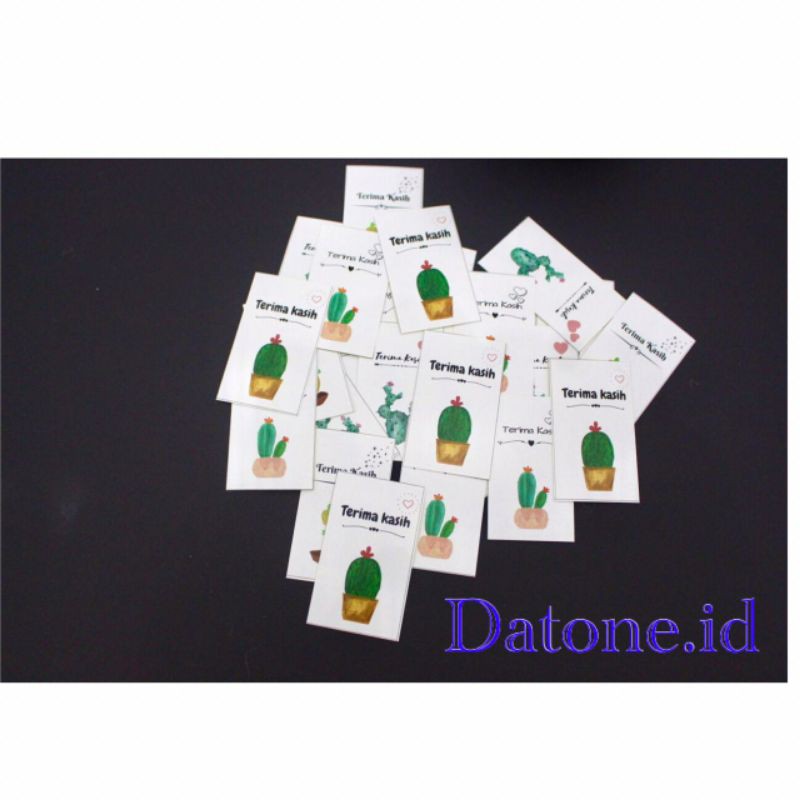 

Stiker thankyou tambah nama usaha