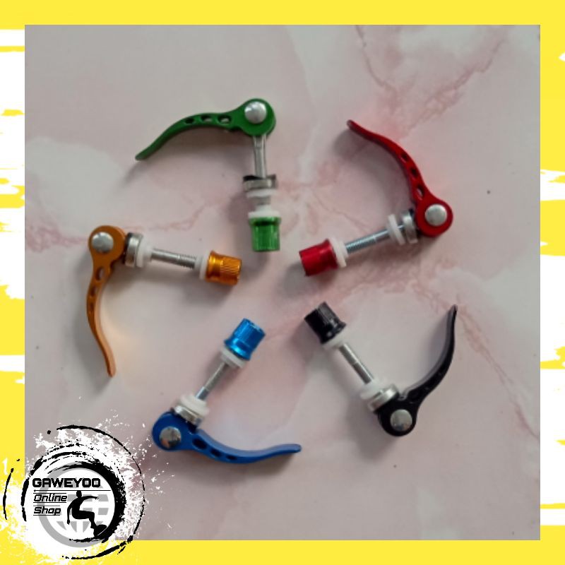 Seatpin QR Seatclamp Seatpost Sepeda