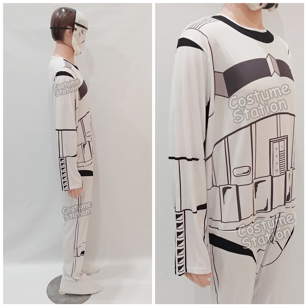 Kostum Star Wars Storm Trooper / Costume Prajurit dewasa