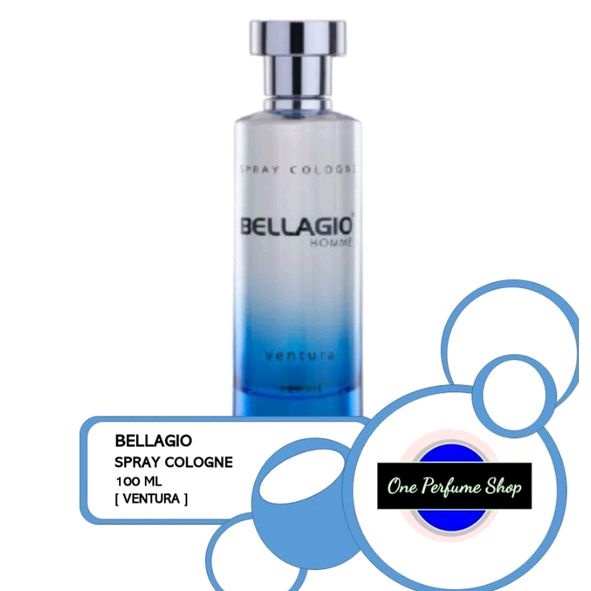 Parfum Bellagio Spray Cologne Ventura Belagio Biru 100ml