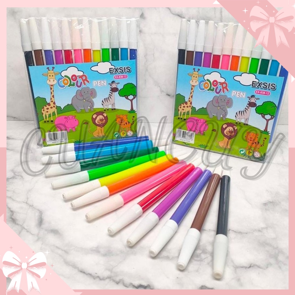 

Cuancuy - Spidol / Spidol Warna Besar Warna Cerah Tahan Lama Spidol Mewarnai Anak Marker Pen Brush Buku Mewarnai Spidol Warna Mewarnai Isi Spidol Alat Tulis Pen Buku Tulis Kertas Isi Binder Buku Anak Krayon Mewarnai Lukisan Tangan Coloring Termurah COD