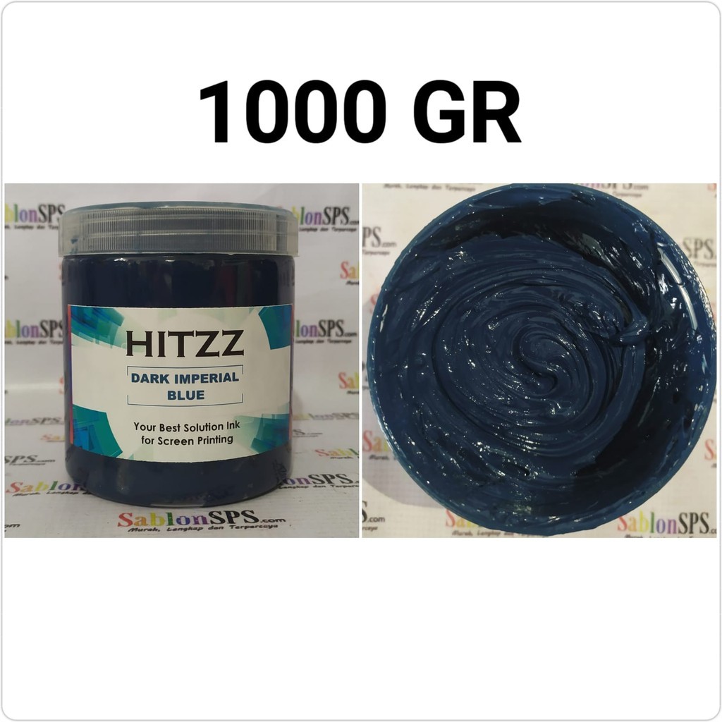 TINTA PLASTISOL DARK IMPERIAL BLUE DISTRO CLOTHING 1KG