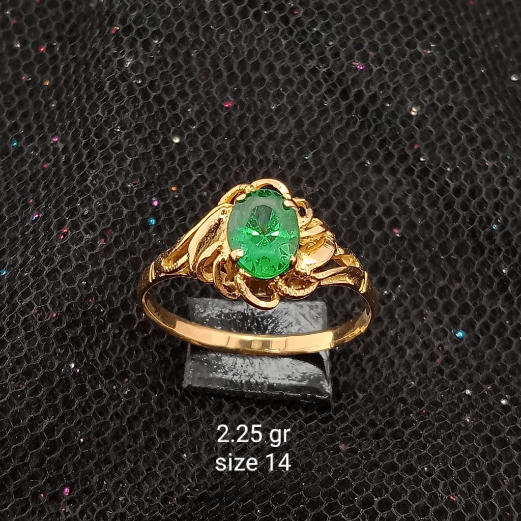 Cincin Emas 17K - 2.25 gr Kadar 750 - 13