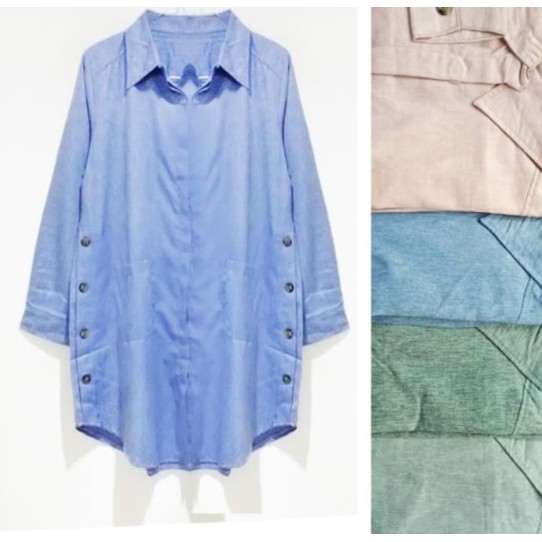 Baju Wanita Kemeja Spartan xxl