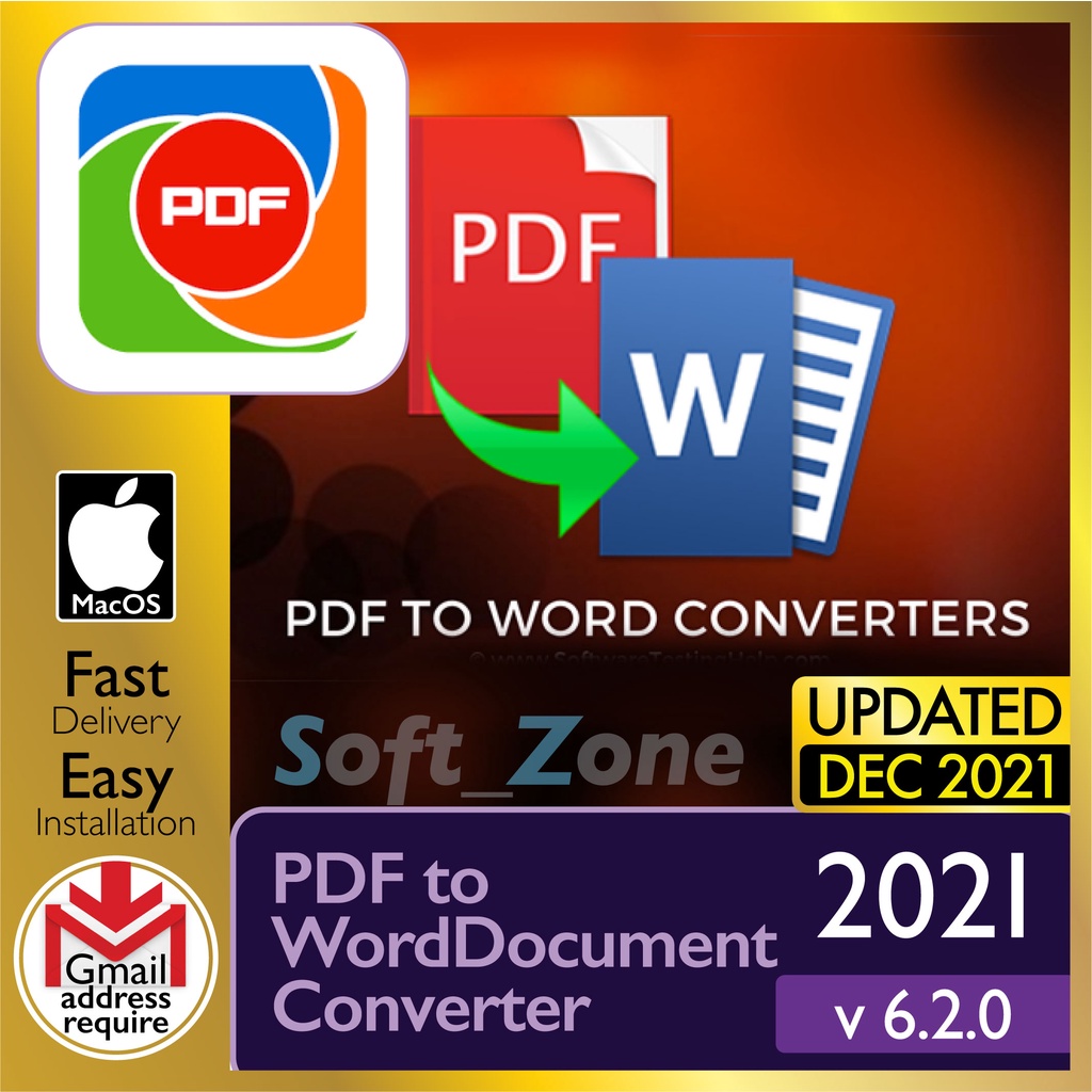 

PDF t Wrd & Dcmnt Cnvrtr 6.2.0 [mcOSX BgSr | Mntry Spprt] - Dgtl Dwnld