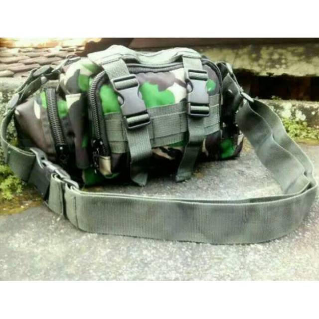 TAS SELEMPANG LORENG MALVINAS - TAS SAMPING - TAS TACTICAL ARMY