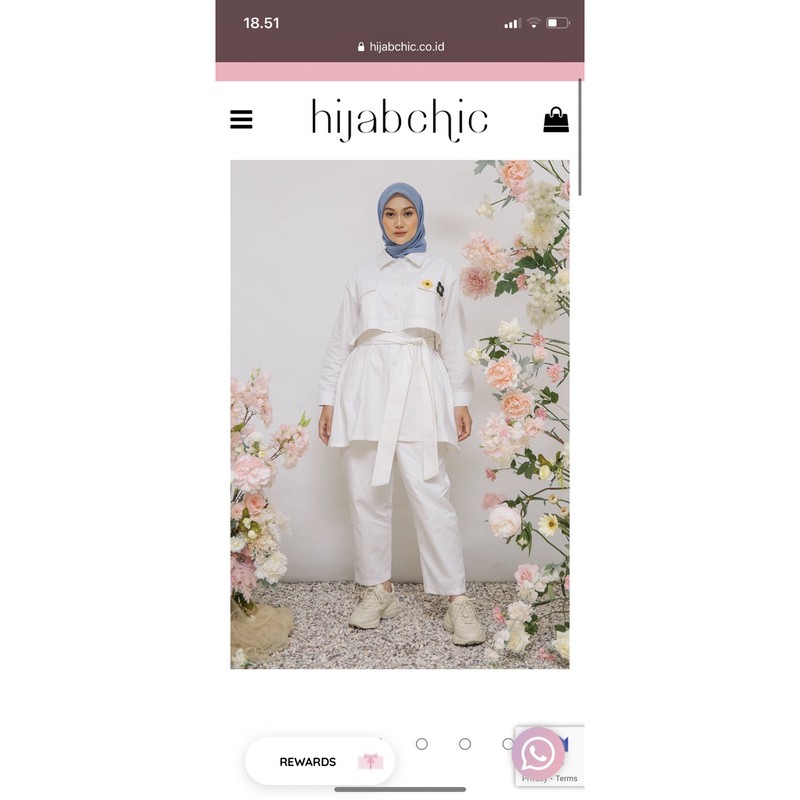Hc x Nada Iris White top