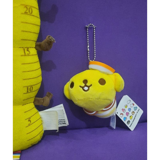Boneka gantungan kunci  pompompurin sanrio