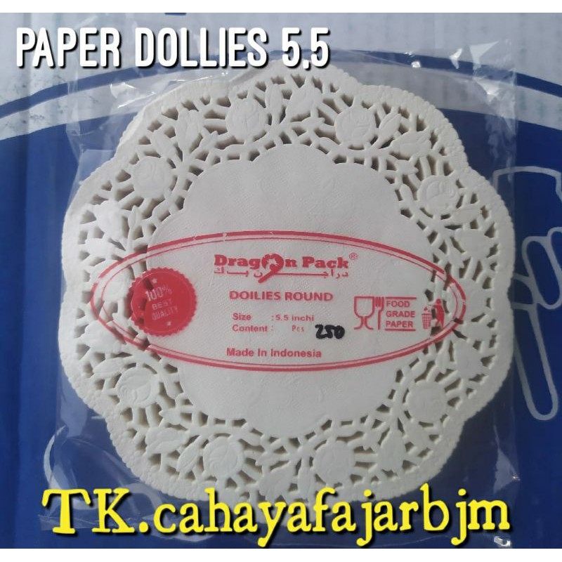 

Dolly Paper - Kertas Alas Renda Dragon Pack 5,5