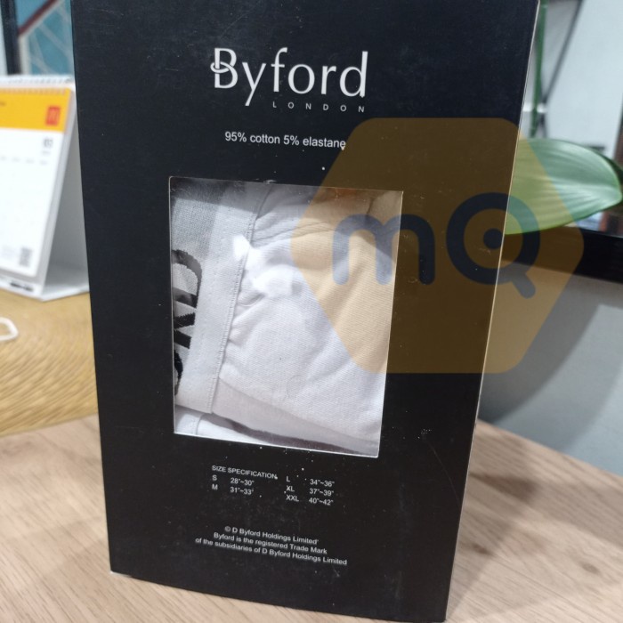 BYFORD CLASSIC WHITE MINI BRIEF CELANA DALAM PRIA BEST QUALITY