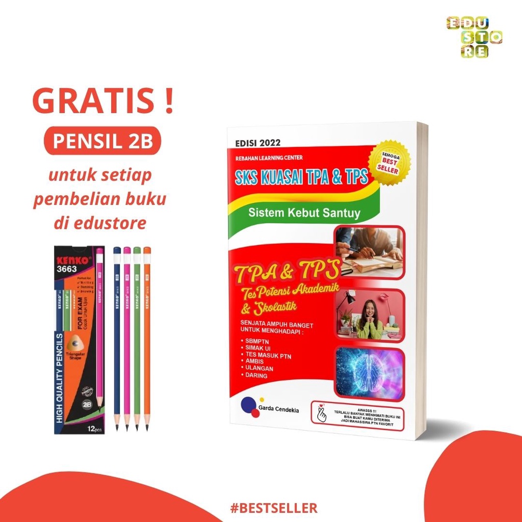 Menguasai Matematika Dasar, Indonesia, Inggris Sistem Kebut Semalam/ Sks Tkdu/ sbmptn/ Buku Utbk-SKS TPA TPS 2022