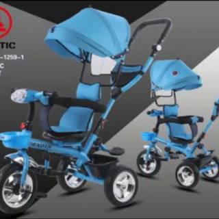  SEPEDA  RODA TIGA TRICYCLE STROLLER ANAK  EXOTIC  ET  1259  1 