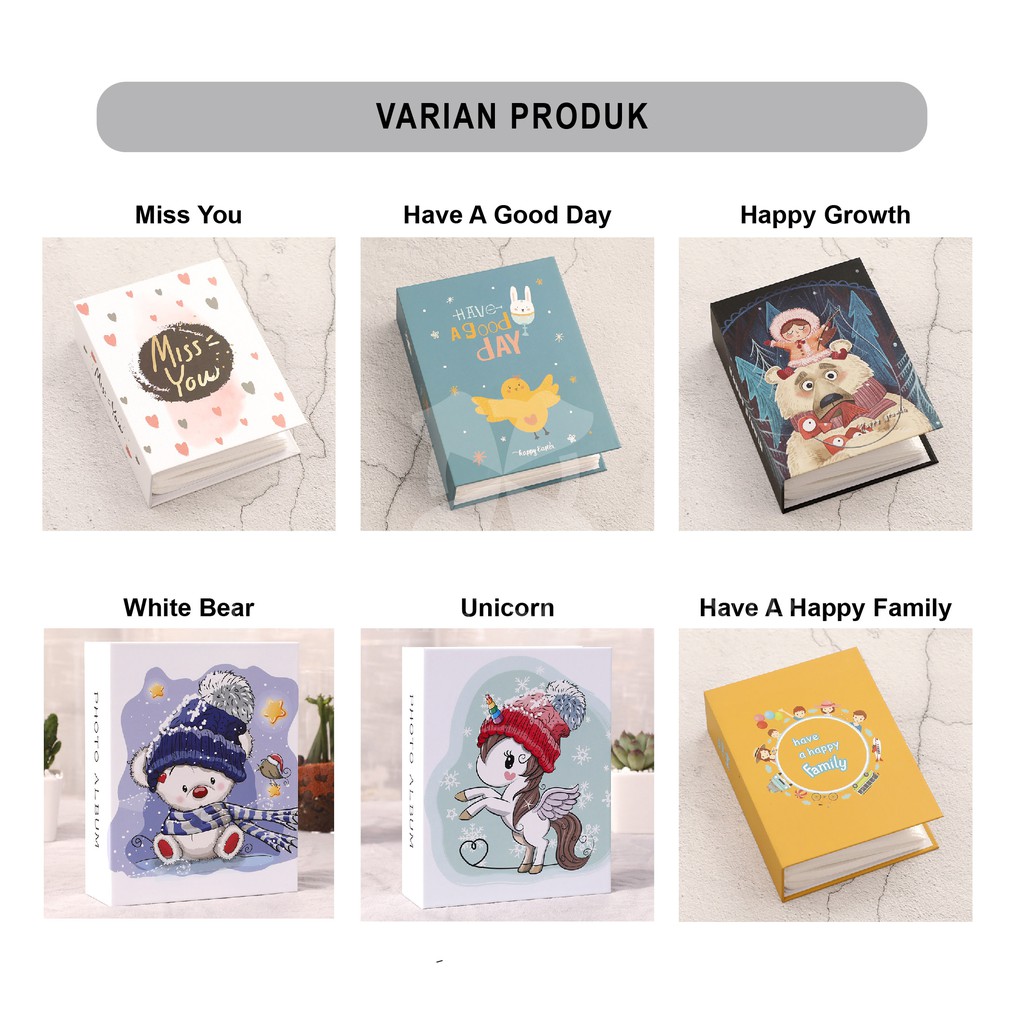 Buku Album Foto Polaroid 4R PLUS ( 11 x 16 cm ) / Collection Book Foto Laminating Murah ALBUM FOTO ISI 100 PCS ALBUM FOTO BESAR PHOTOBOOK Anak Keluarga / Album