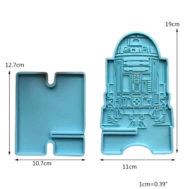 SIY  1 Set Cellphone Bracket Holder Epoxy Resin Mold Handmade Mobile Phone Stand Silicone Mould