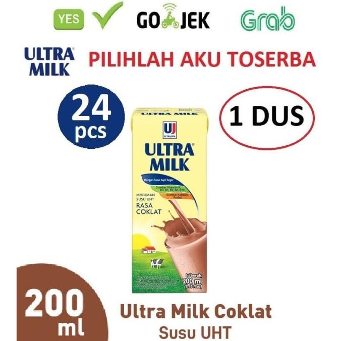 

BISA COD Susu Ultra Coklat (Cokelat) - 200 ml - 1 DUS ISI 24 pcs