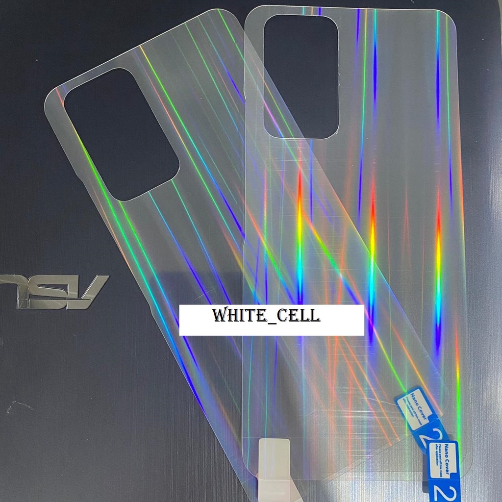 XIAOMI REDMI NOTE 10 PRO REDMI NOTE 10 BACK SKIN AURORA CLEAR GARSKIN ANTI GORES BELAKANG TRANSPARAN D2