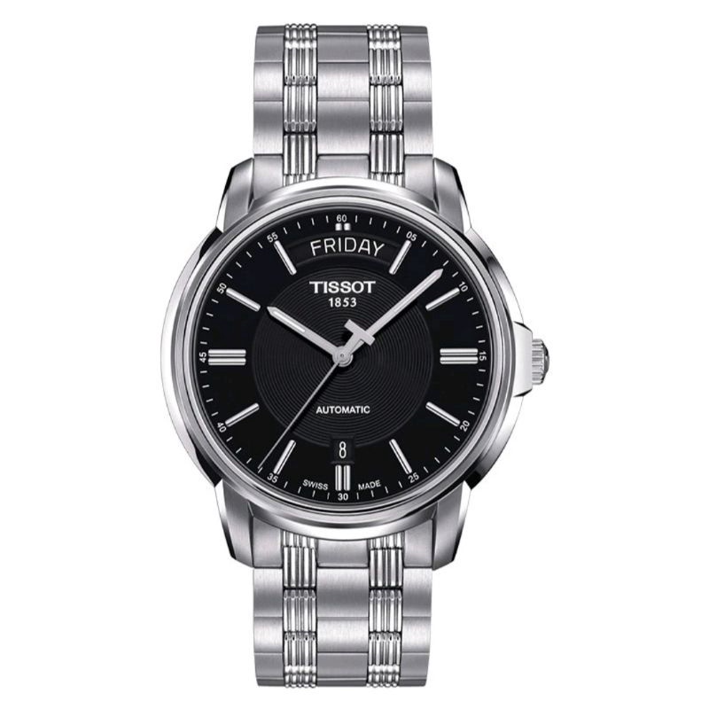 Jam Tangan Pria Tissot III Day T065.930.11.051.00 Automatic Men Black Dial