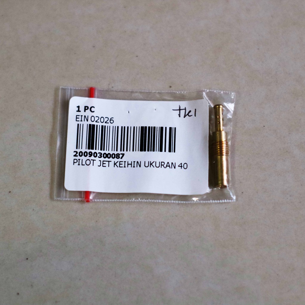 PILOT JET KARBURATOR PE28 UKURAN 40 KEIHIN TK RACING