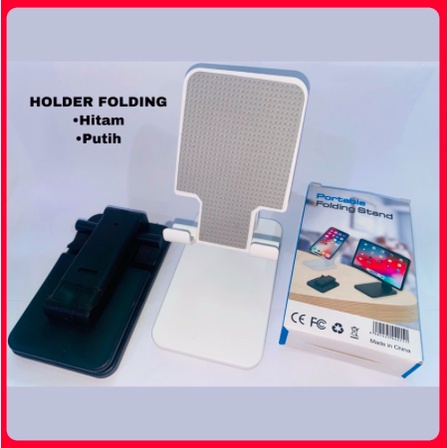 Holder Folding Desktop Stand HD23 | Standing HD-23 L305 L-305 HP Handphone Phone / Tablet