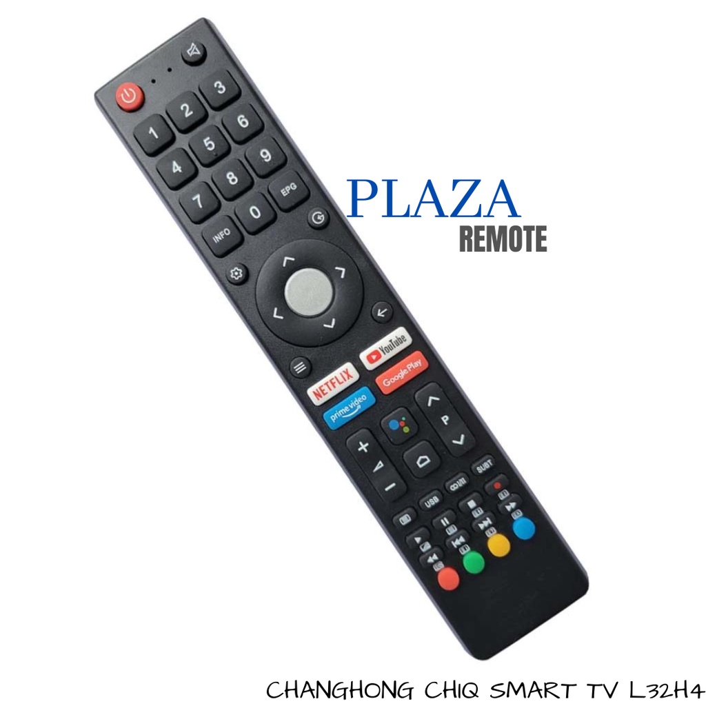 Remot / Remote Smart android TV Changhong LCD LED netflix youtube type C-HONG L32H4 / ecer dan grosir